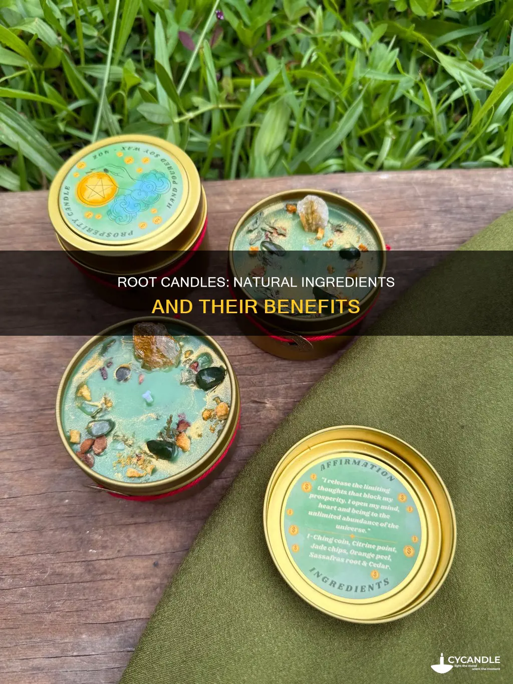 what are root candles made from