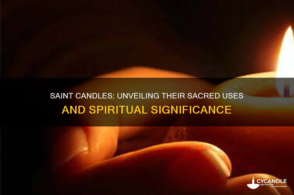 what are saint candles used for