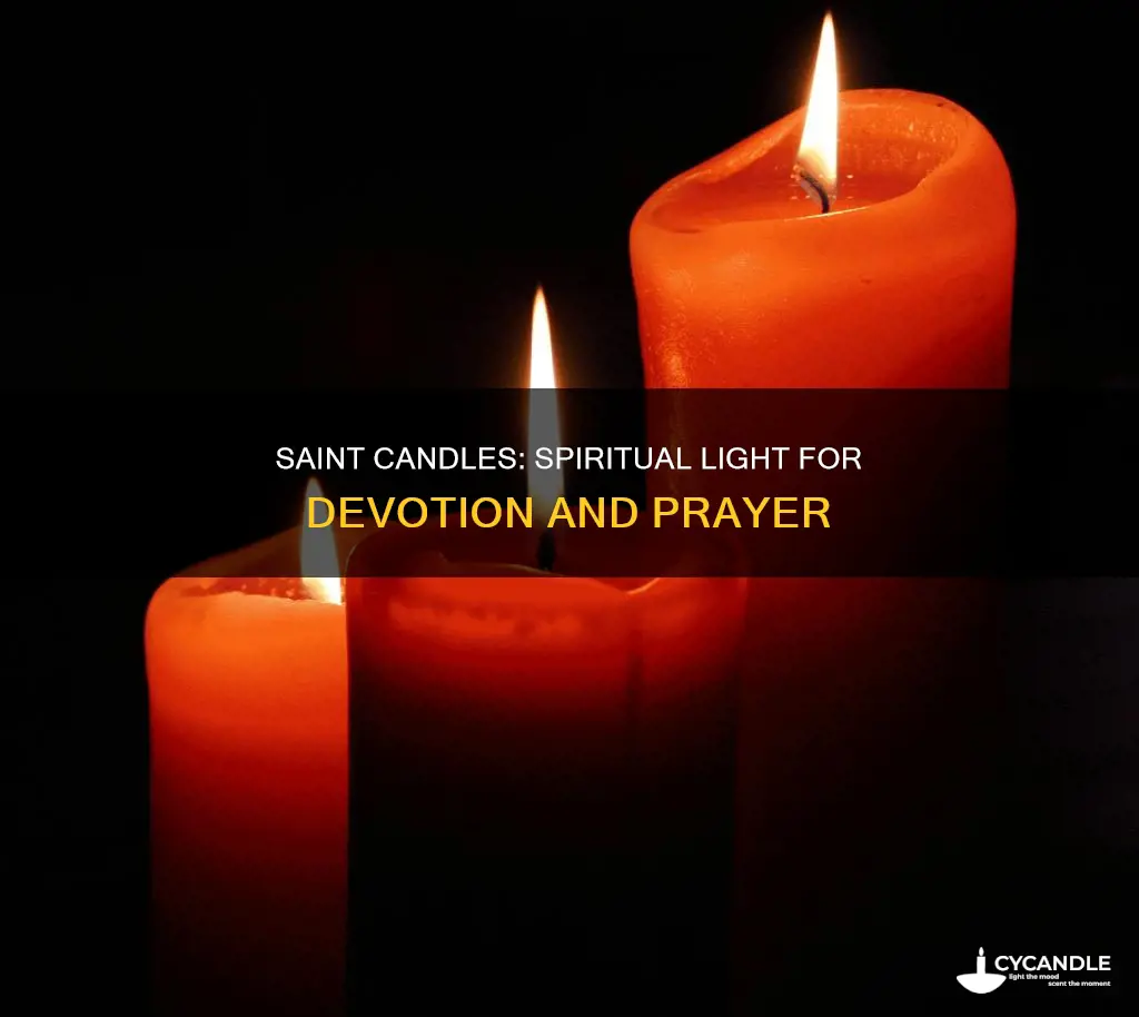 what are saint candles