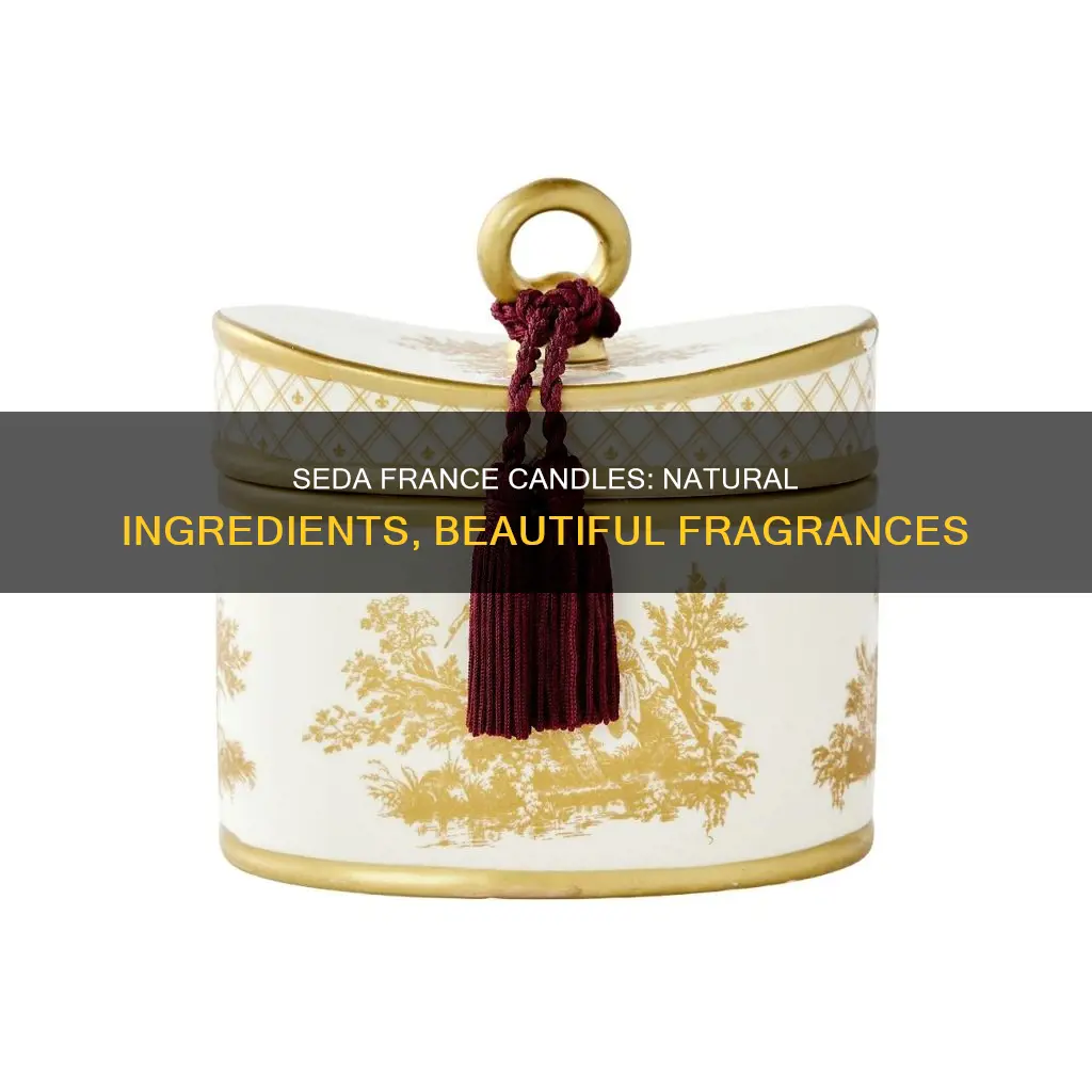 what are seda france candles made of