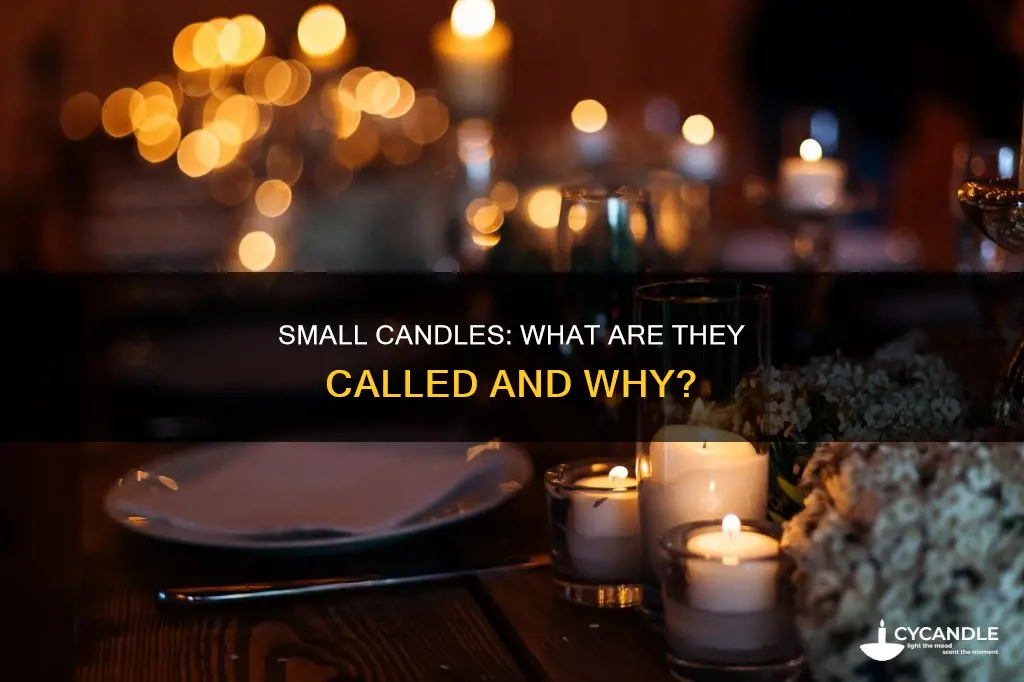 what are small candles called