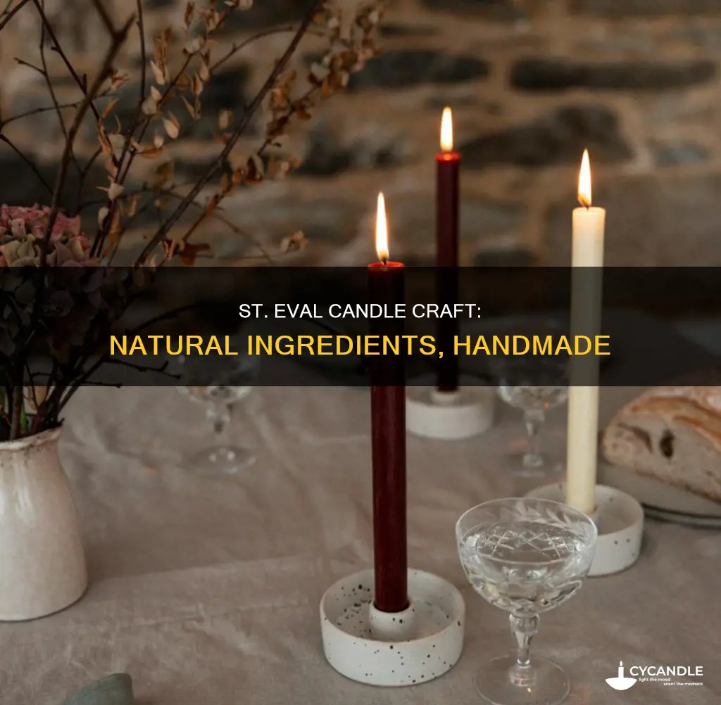 what are st eval candles made from