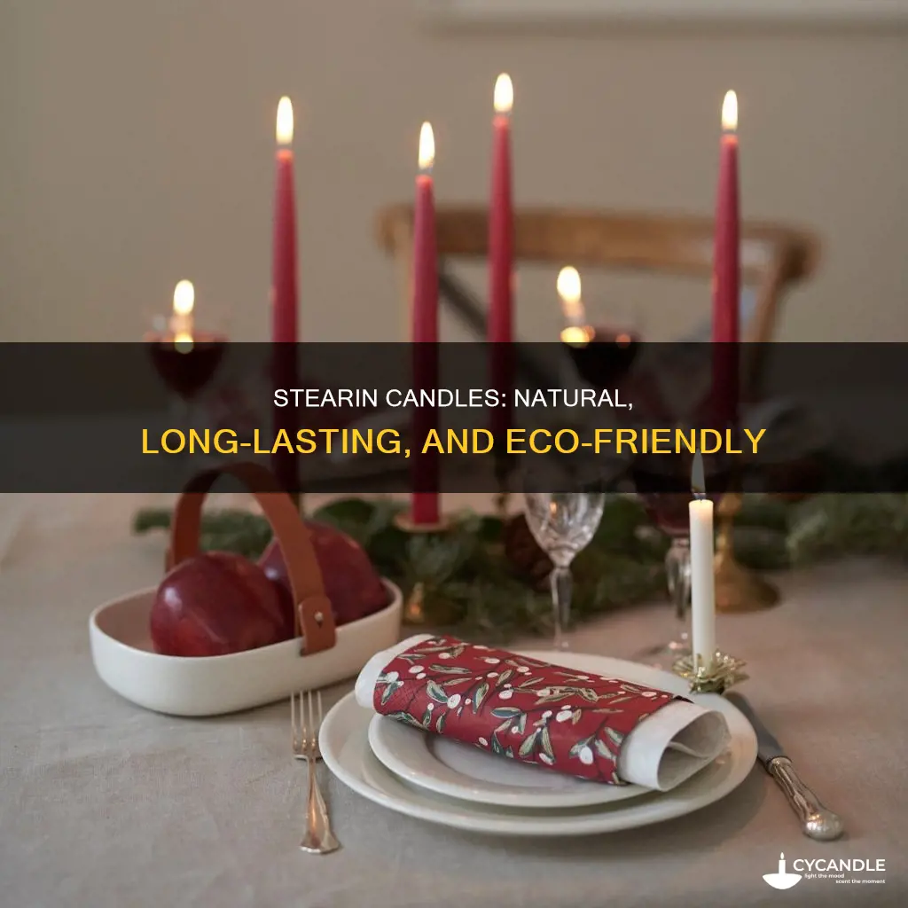 what are stearin candles
