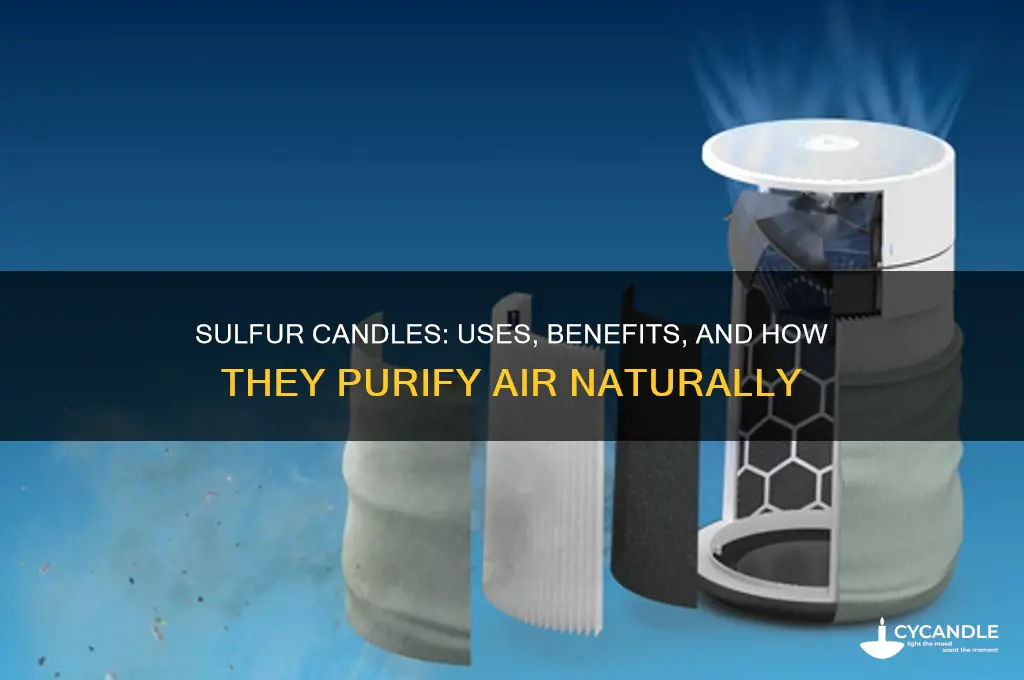 what are sulfur candles used for
