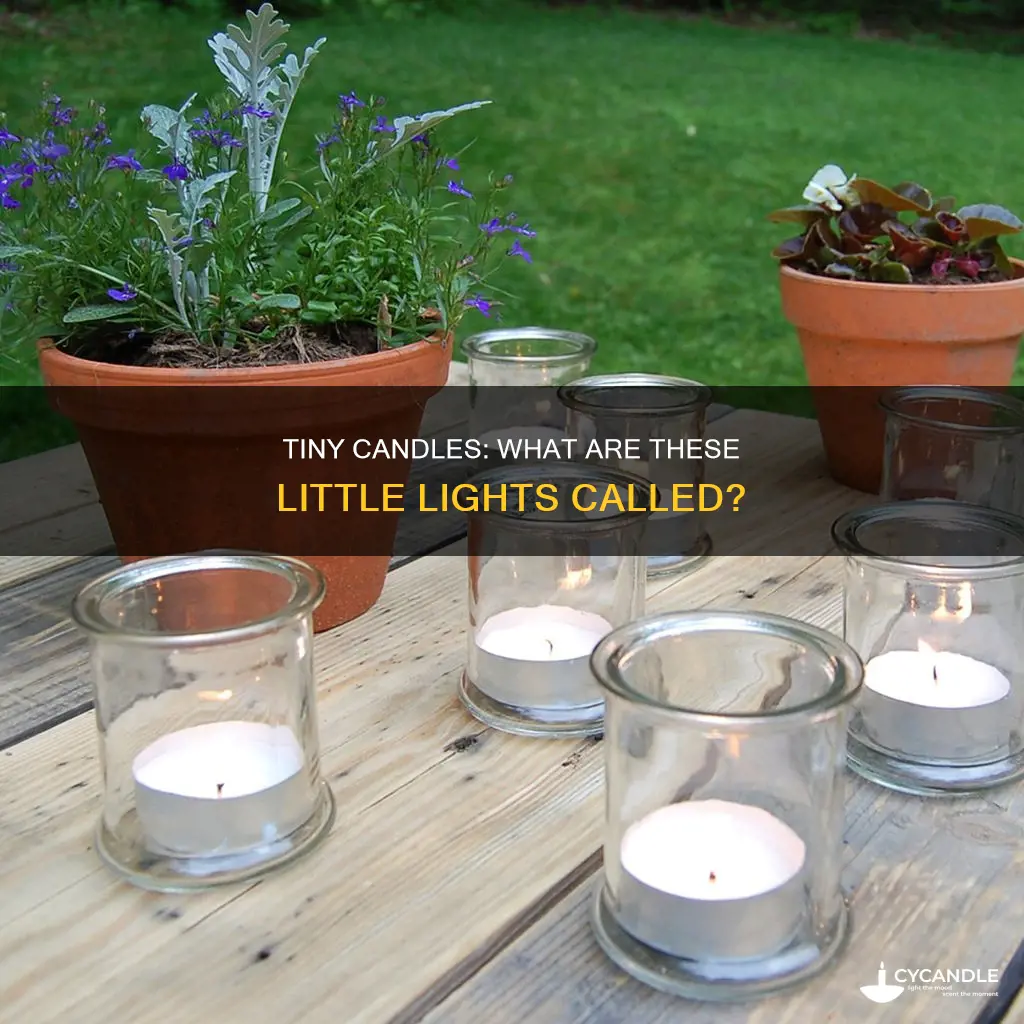 what are super tiny candles alled