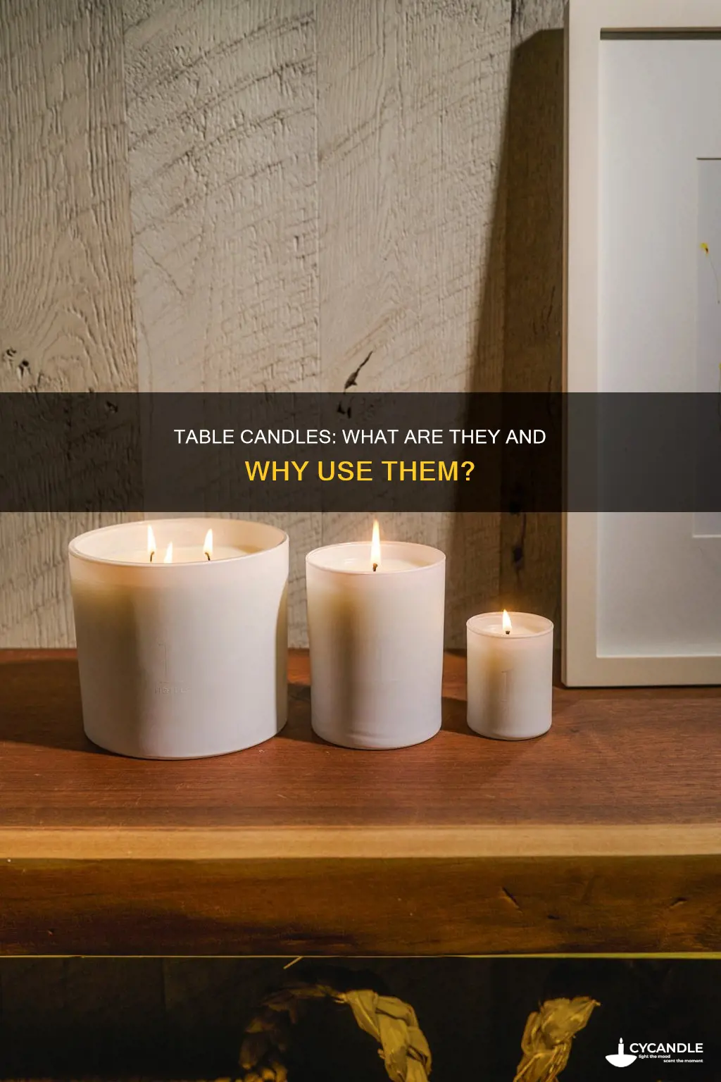what are table candles called