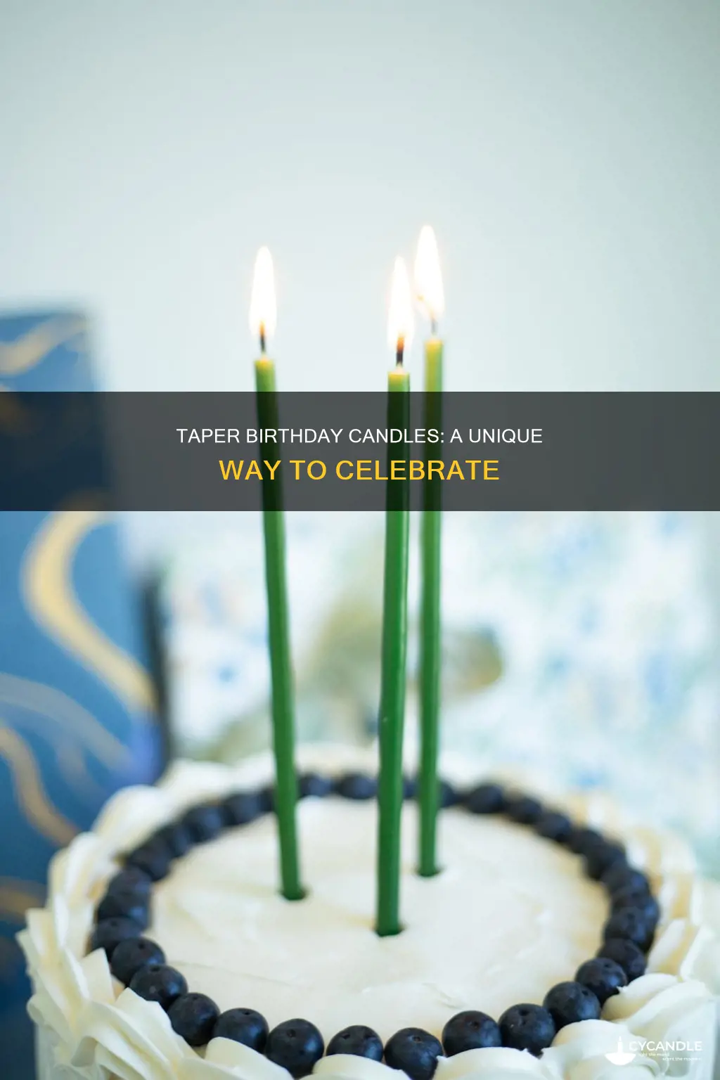 what are taper birthday candles