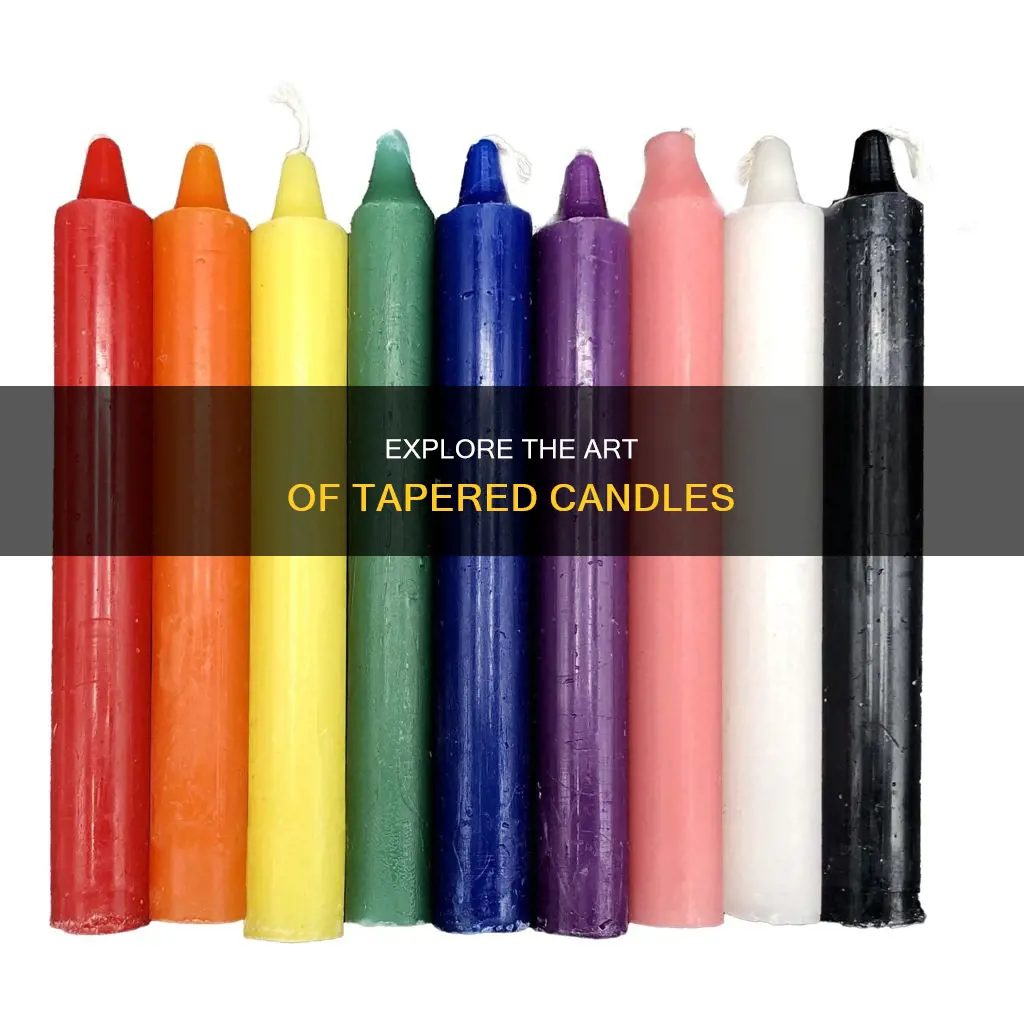 what are tapered candles
