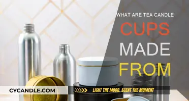 Tea Light Candle Cups: What Are They Made Of?