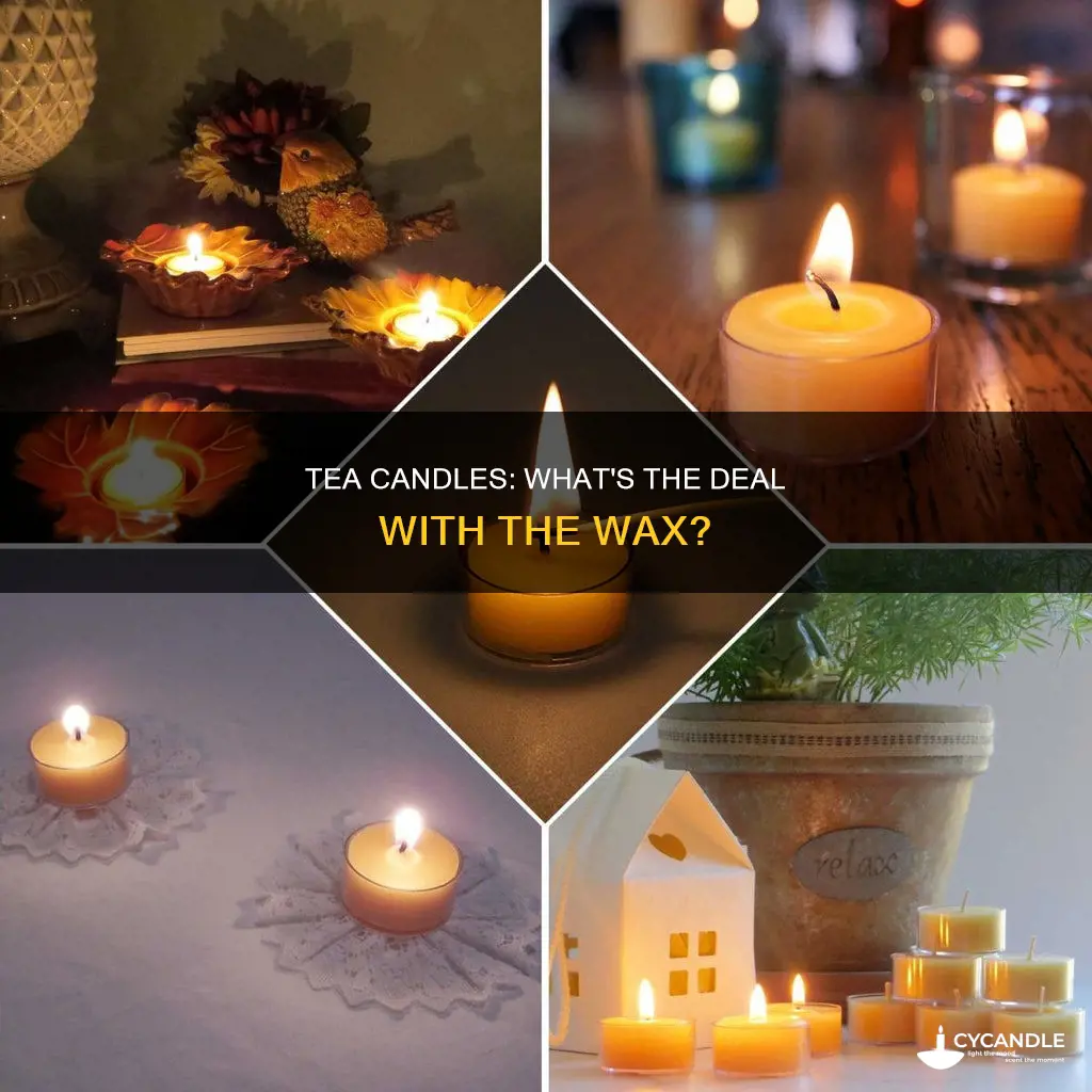 what are tea candles made of