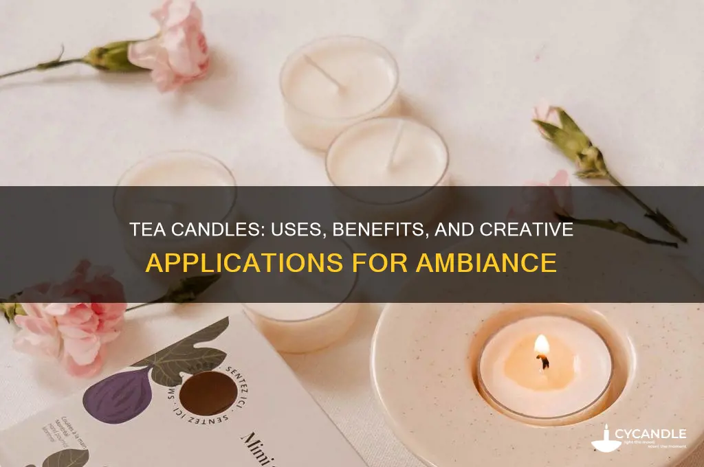 what are tea candles used for
