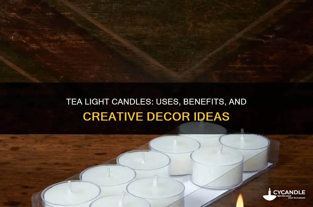 what are tea light candles
