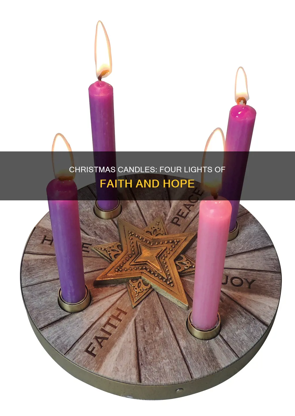 what are the 4 candles of christmas