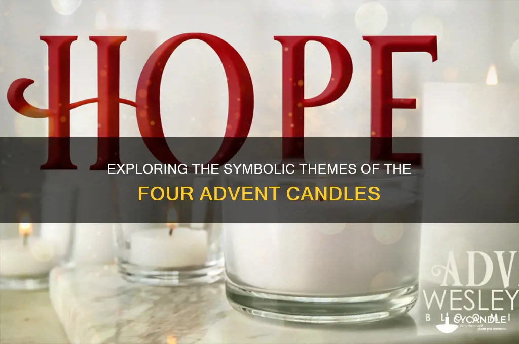 what are the 4 themes of advent candles