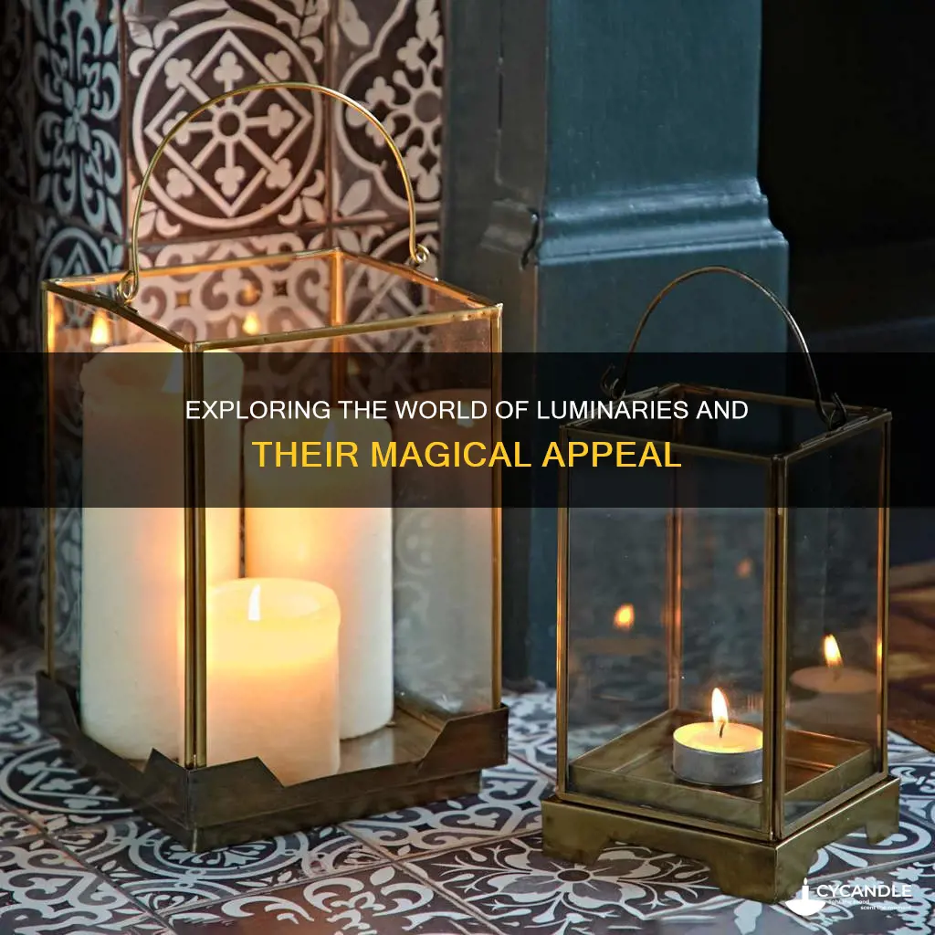 what are the bags with candles in them called