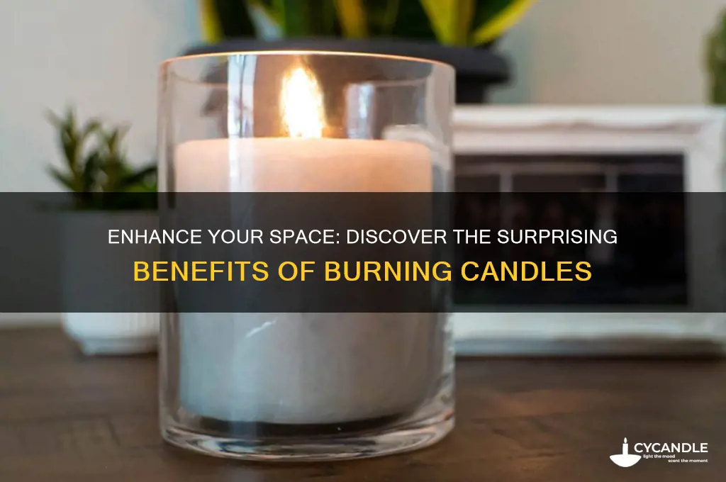 what are the benefits of burning candles
