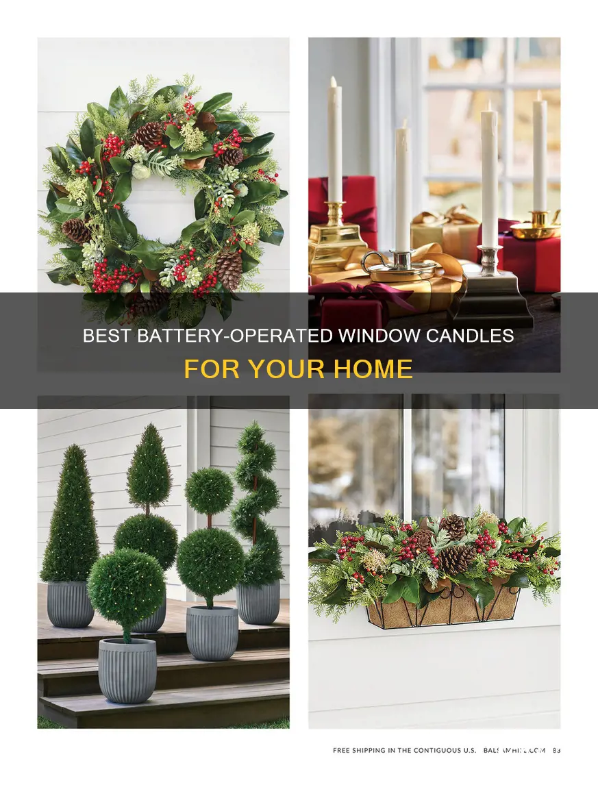 what are the best battery operated window candles