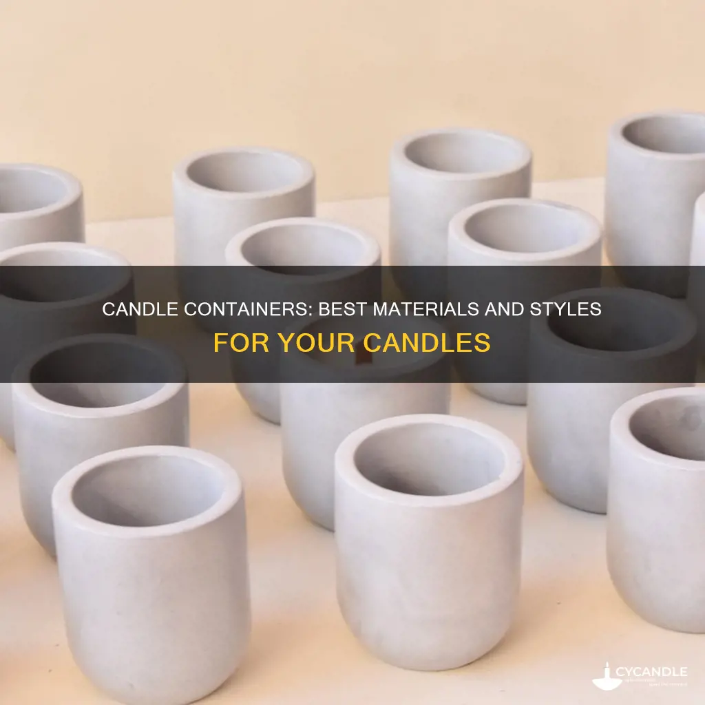 what are the best containers for candles