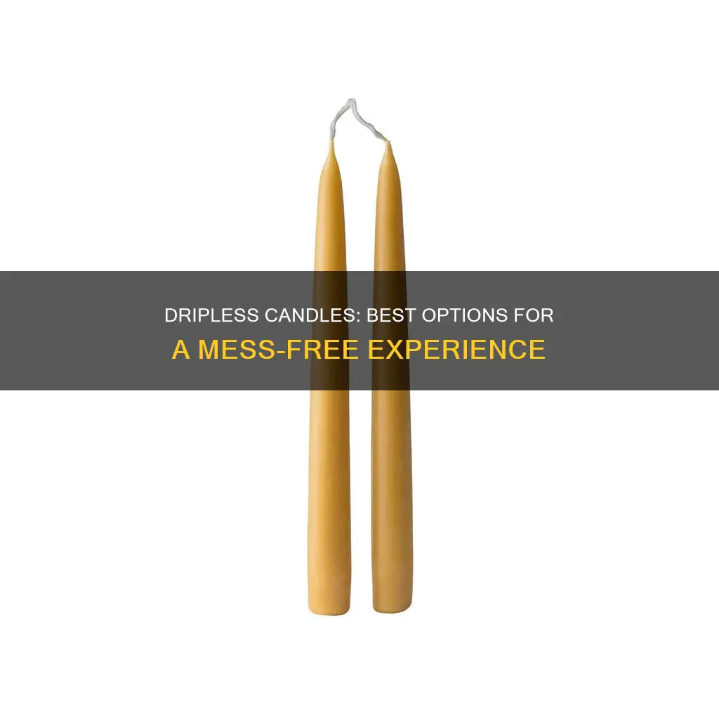 what are the best dripless candles