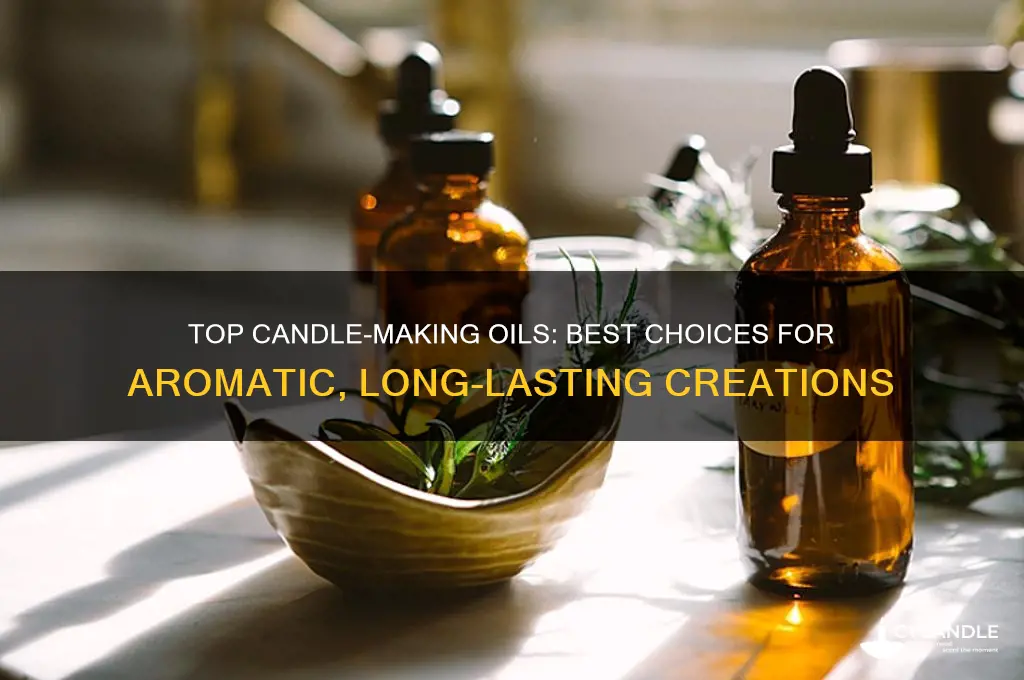 what are the best oils to use for candle making
