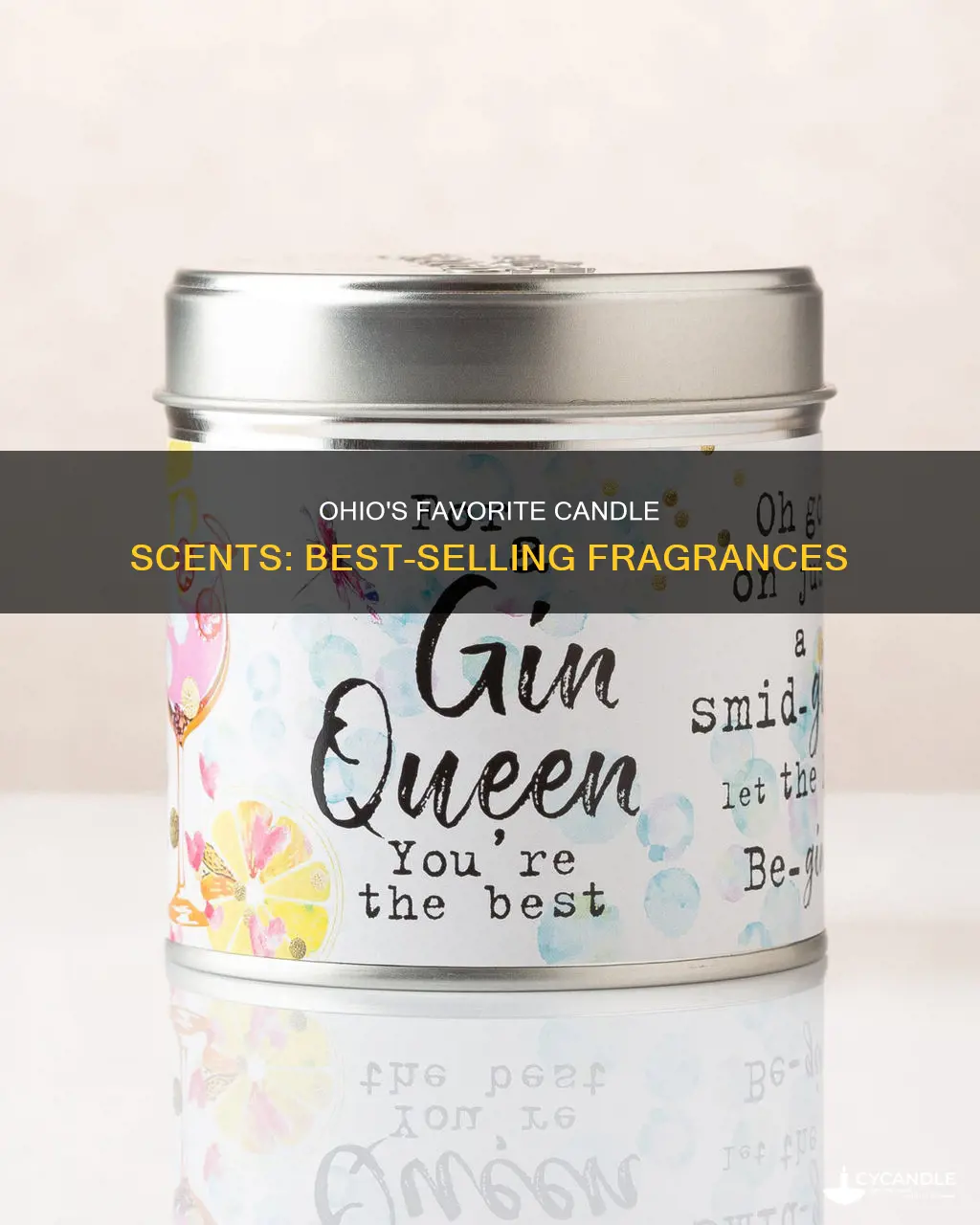 what are the best selling candle fragrances in ohio
