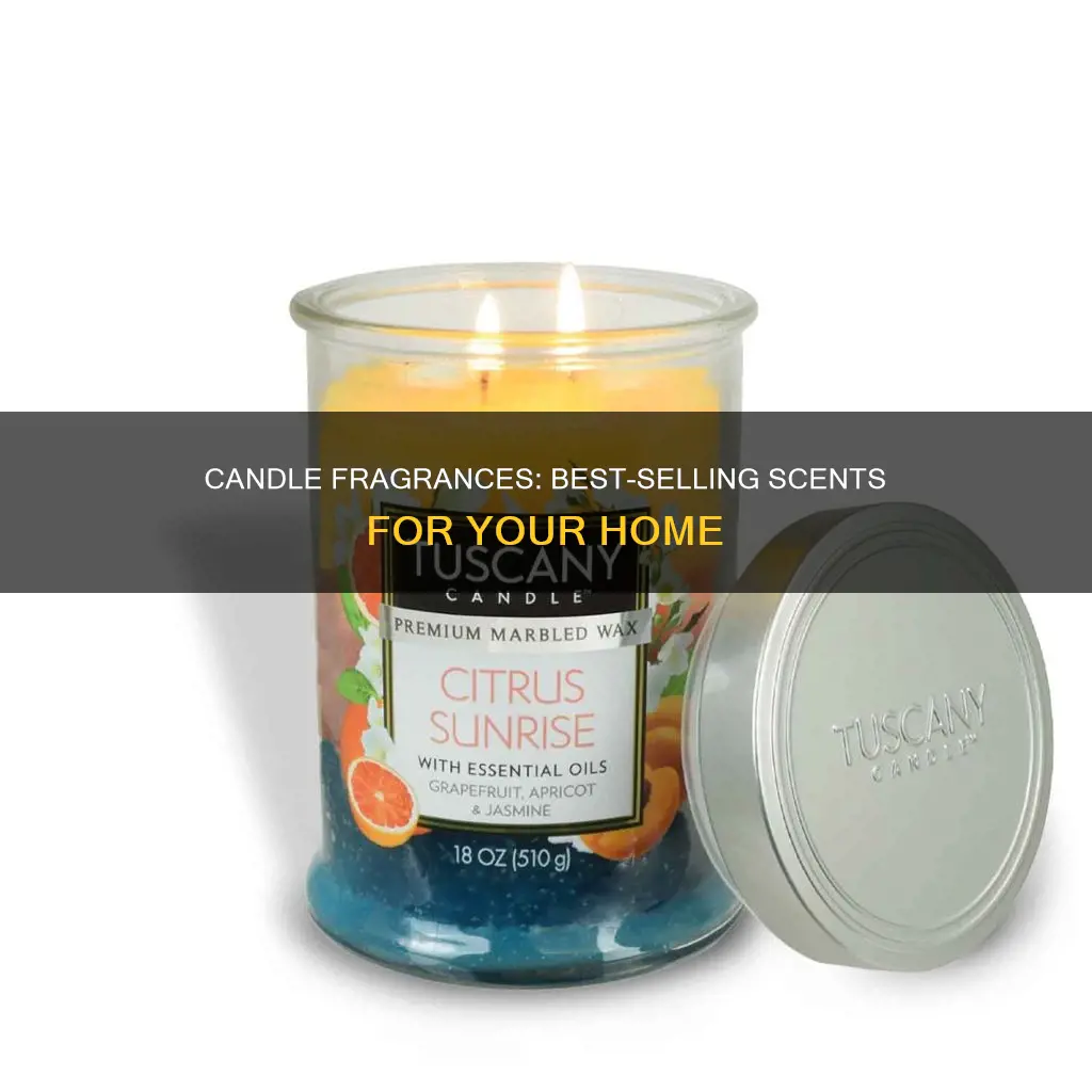 what are the best selling candle fragrances
