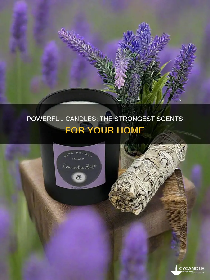 what are the best strongest smelling candles