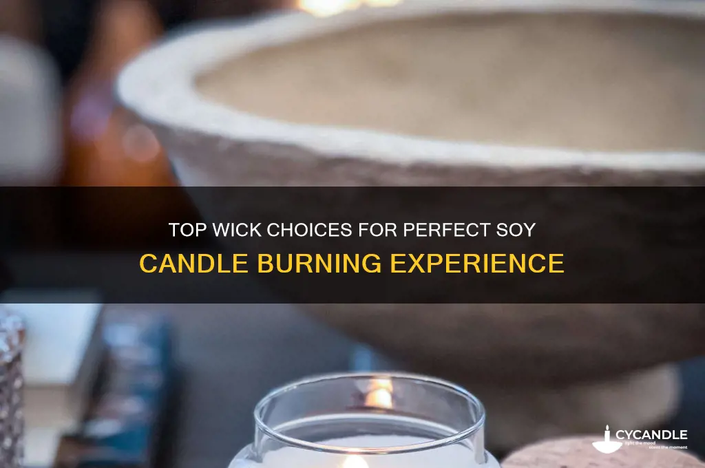 what are the best wicks for soy candles