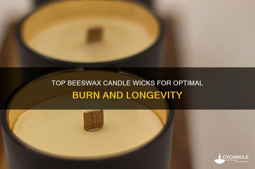 what are the best wicks to use for beeswax candles