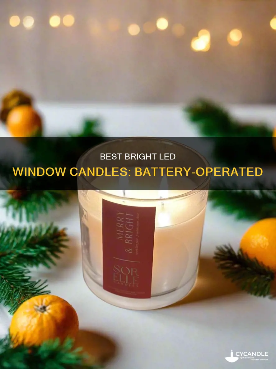 what are the brightest battery operated window candles led