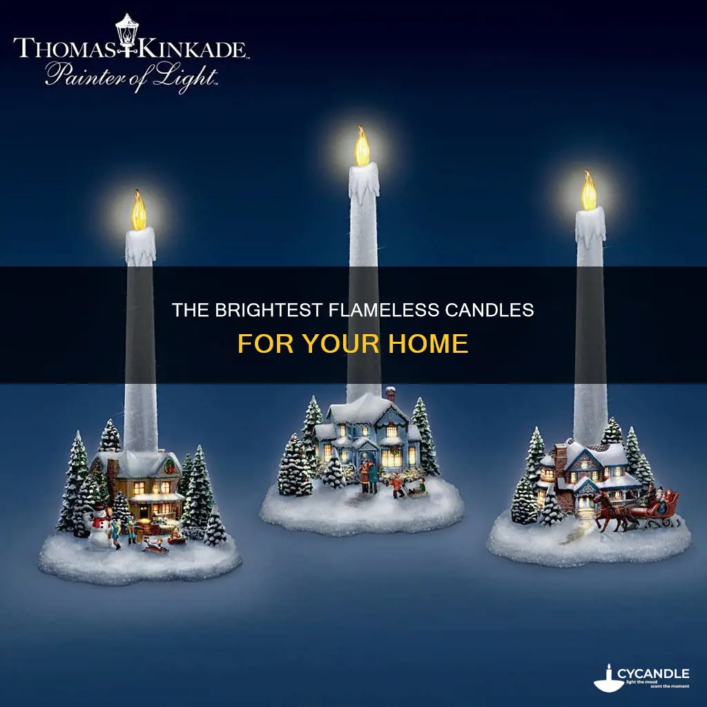 what are the brightest flameless candles