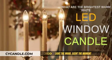 Warm White LED Window Candles: Brightest Options for Your Home