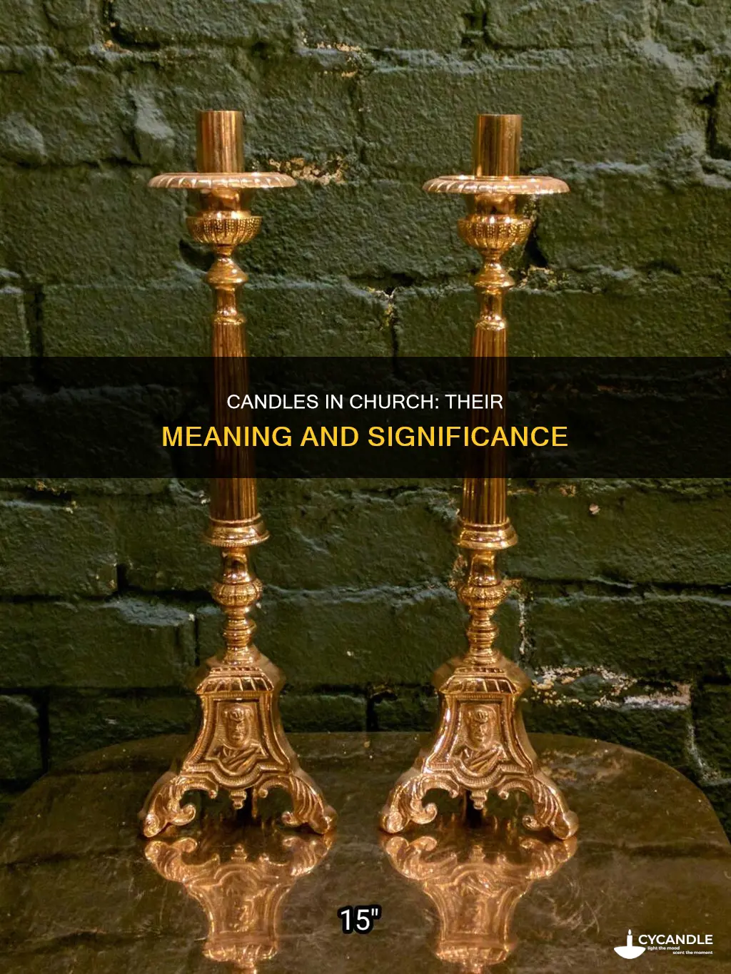 what are the candle in the church