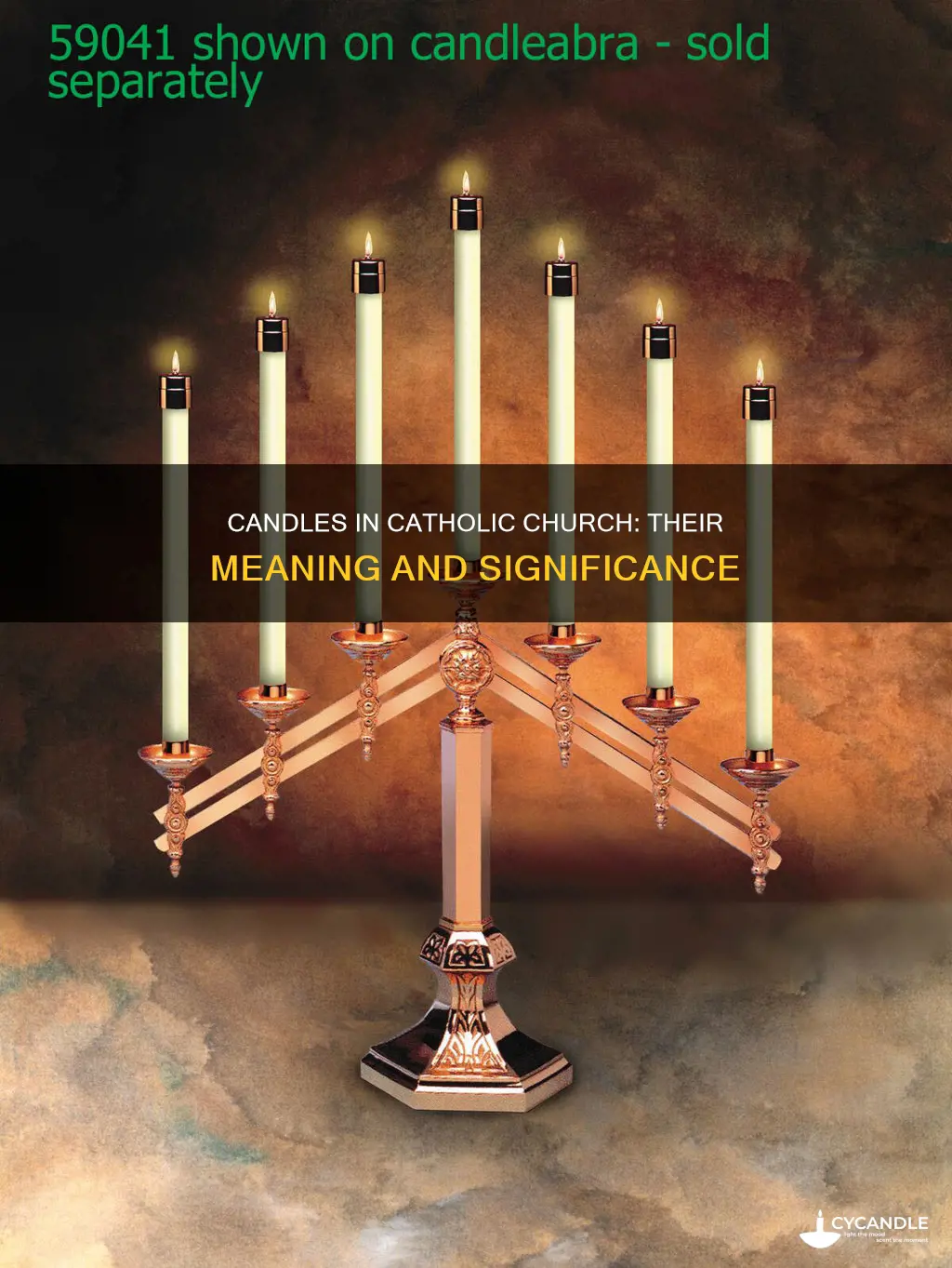 what are the candles for in a catholic church