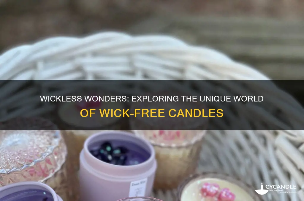 what are the candles without wicks