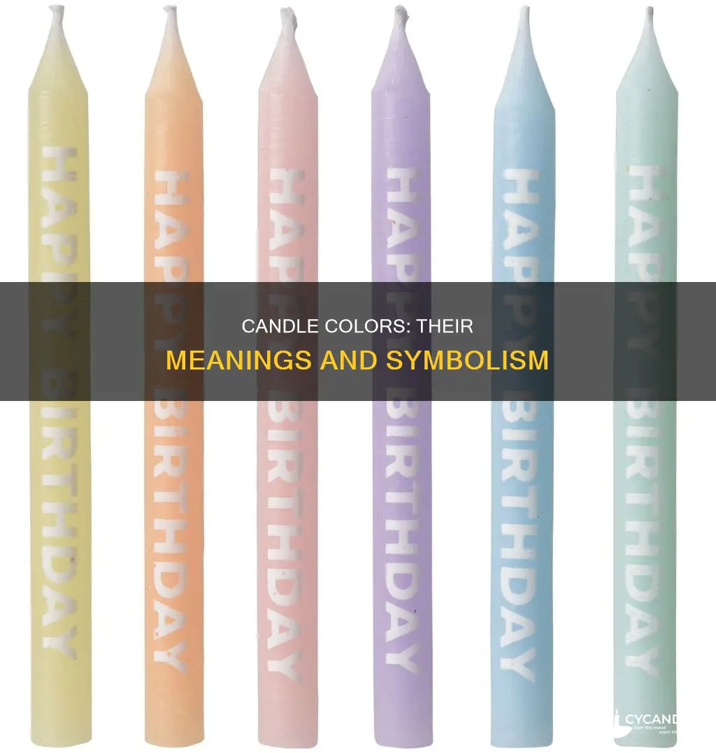 what are the colors of the candles
