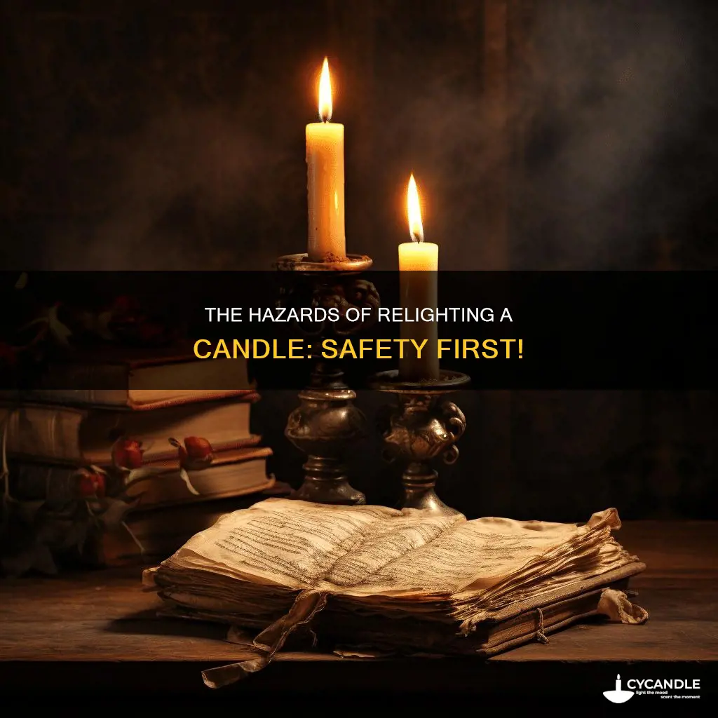 what are the consequences of relighting a candle