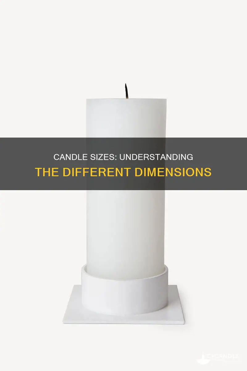 what are the different sizes of candles