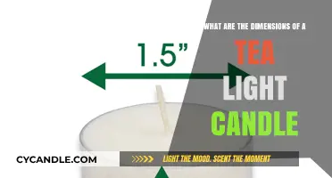 Tea Light Candle Dimensions: A Comprehensive Size Guide