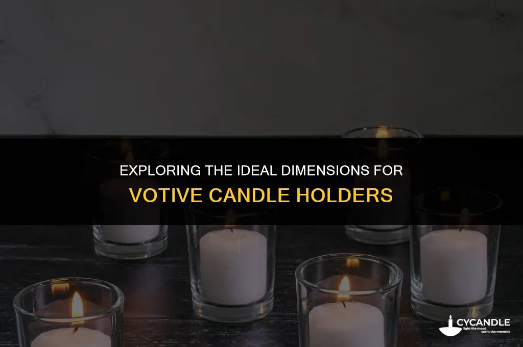 what are the dimensions of a votive candel holder