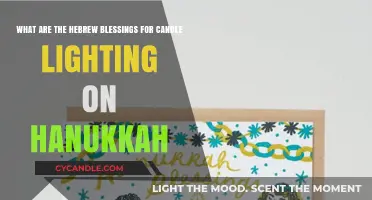 Lighting Hanukkah Candles: Hebrew Blessings for a Joyful Festival of Lights