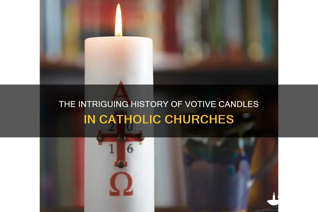 what are the little candles in catholic church called