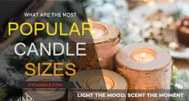 Candle Sizes: What Are the Most Common Dimensions?