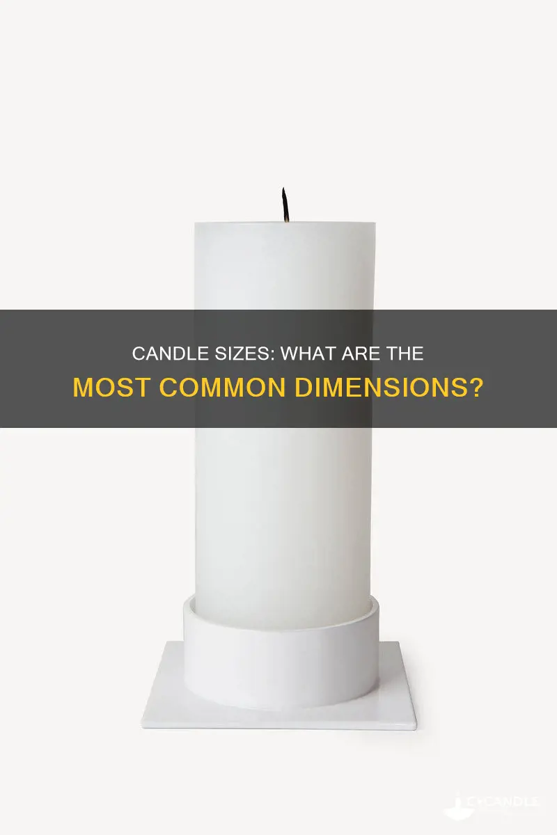 what are the most popular candle sizes