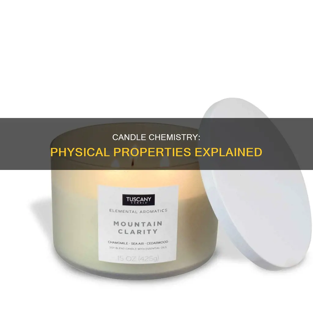what are the phyical properites of a candle