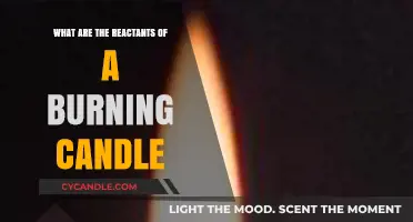 Unveiling the Chemical Reactants Behind a Burning Candle's Flame