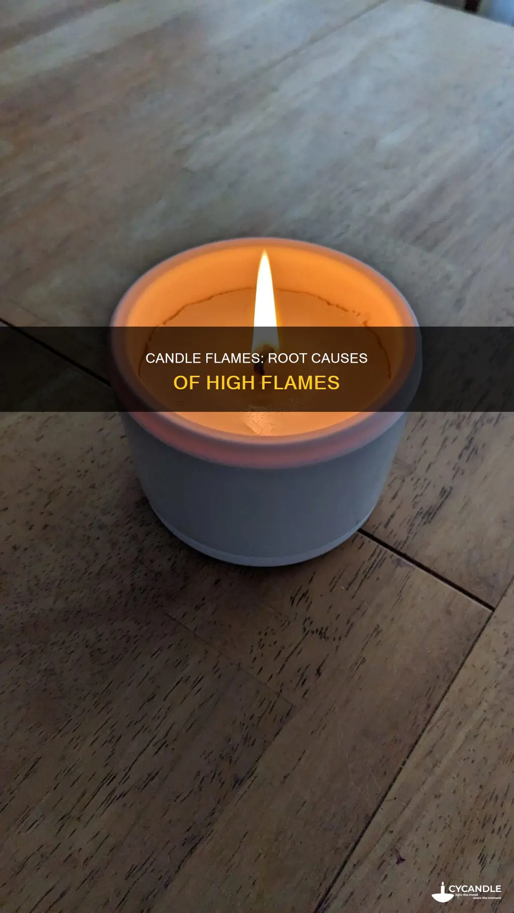 what are the root causes of high candle flames