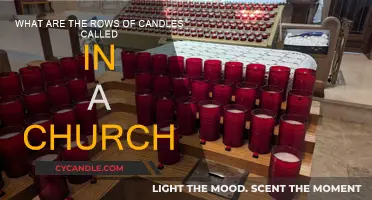 Candle Rows in Churches: What's the Name?