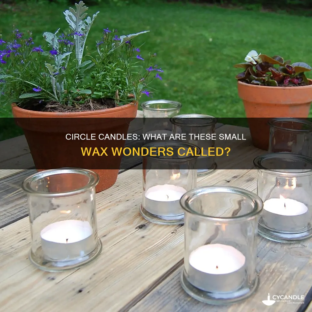 what are the small circle candles called