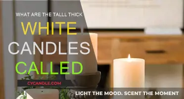 The Mystery of Pillar Candles: Thick, Tall, and White